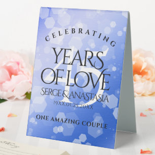 Elegant 45th Sapphire Wedding Anniversary