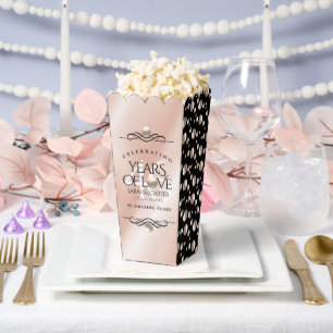 Elegant 46th Pearl Wedding Anniversary Celebration Favour Box