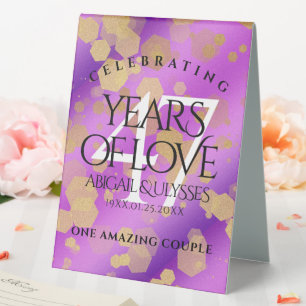 Elegant 47th Amethyst Wedding Anniversary