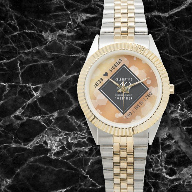Elegant 49th Copper Wedding Anniversary Watch (Creator Uploaded)