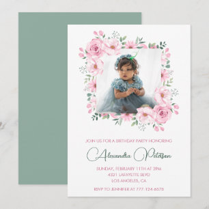 Elegant 4th birthday invitations Photo Boho