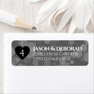 Elegant 4th Linen Wedding Anniversary Celebration