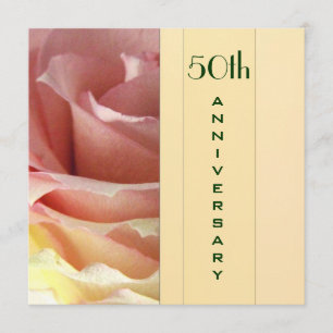 Elegant 50th Anniversary Invitation