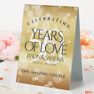 Elegant 50th Golden Wedding Anniversary