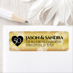 Elegant 50th Golden Wedding Anniversary