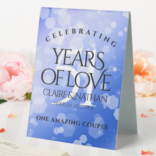 Elegant 51st Sapphire Wedding Anniversary (In SItu (Wedding))