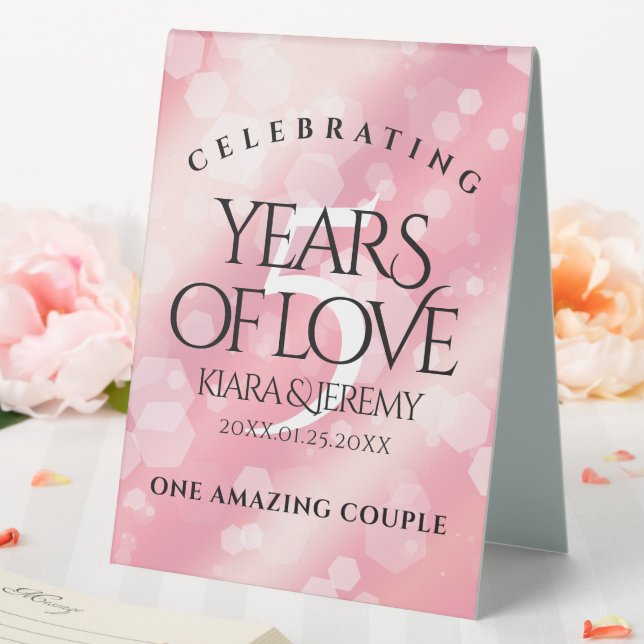 Elegant 5th Rose Quartz Wedding Anniversary (In SItu (Wedding))