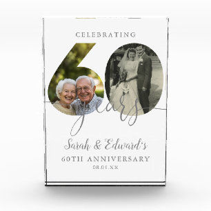 Elegant 60th Wedding Anniversary 2  Photo Block