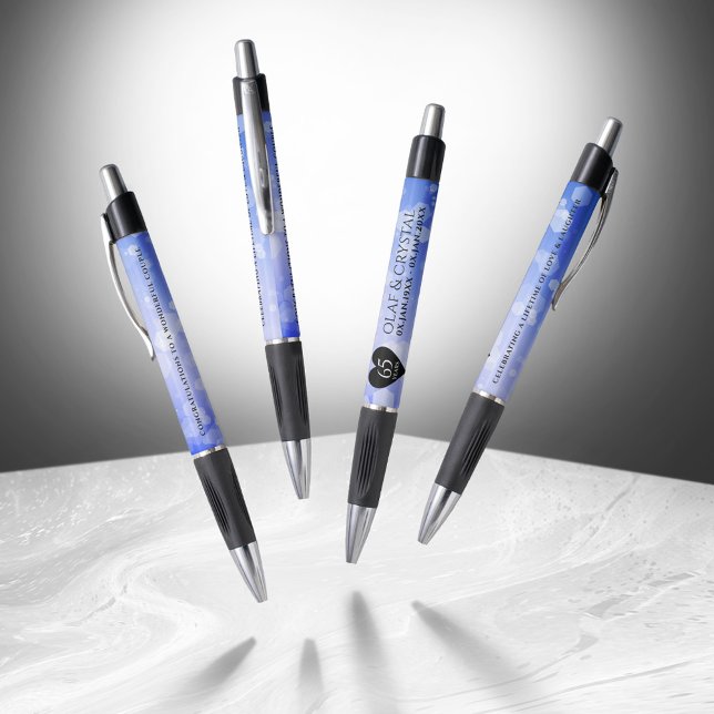 Elegant 65th Blue Sapphire Wedding Anniversary (Elegant 65th Blue Sapphire Wedding Anniversary Pen Cover Photo)