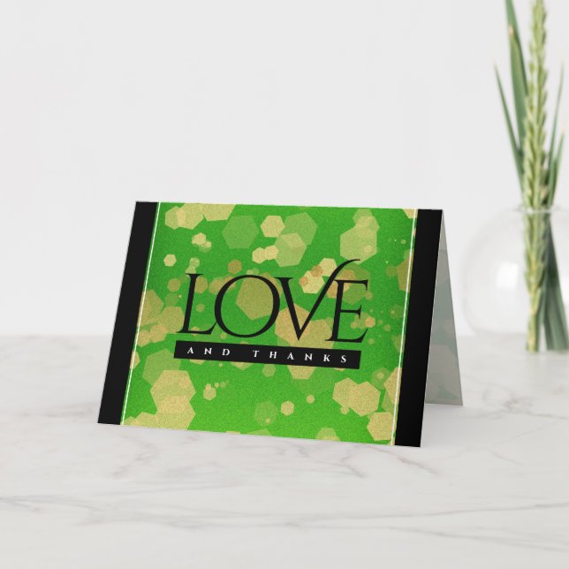 Elegant 66th Titanite Wedding Anniversary Thank You Card (Front)