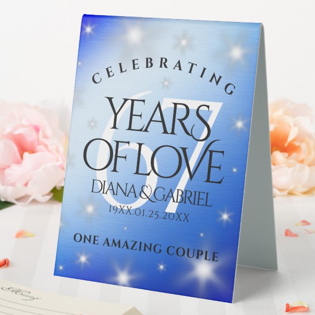 Elegant 67th Star Sapphire Wedding Anniversary (In SItu (Wedding))