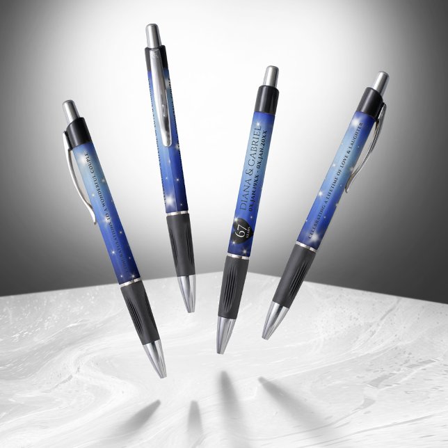 Elegant 67th Star Sapphire Wedding Anniversary (Elegant 67th Star Sapphire Wedding Anniversary Pen Cover Photo)