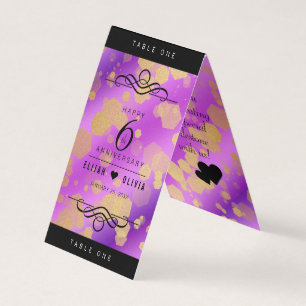 Elegant 6th Amethyst Wedding Anniversary