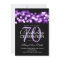 Elegant 70th Birthday Party Purple Hollywood Glam