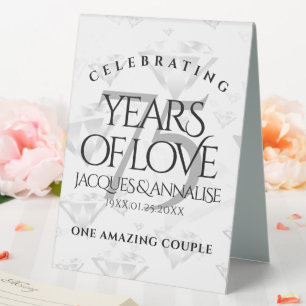 Elegant 75th Diamond Wedding Anniversary