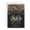Elegant 80th Birthday Party Gold Midnight Glam