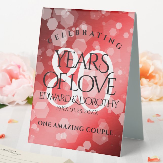 Elegant 80th Ruby Wedding Anniversary Celebration (In SItu (Wedding))