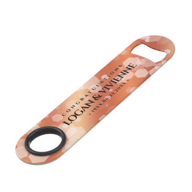 Elegant 8th 32nd Bronze Wedding Anniversary (Front Angled)