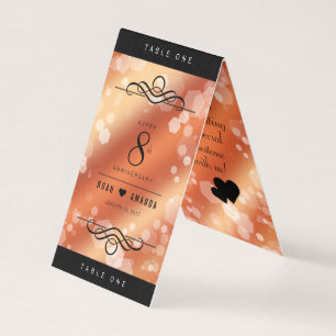 Elegant 8th Bronze Wedding Anniversary Celebration