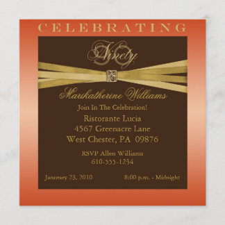 Elegant 90th Birthday Party Invitations