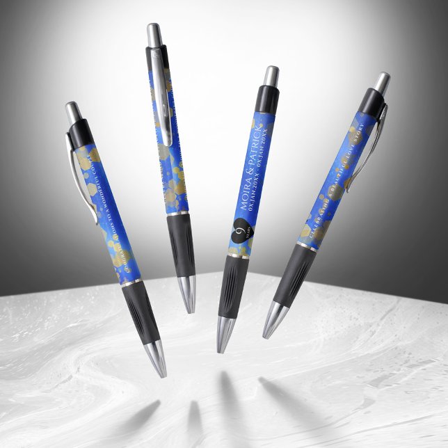 Elegant 9th Lapis Lazuli Wedding Anniversary (Elegant 9th Lapis Lazuli Wedding Anniversary Pen Cover Photo)