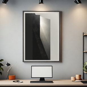 Elegant Abstract Arch Geometric Warm Tones Canvas Print
