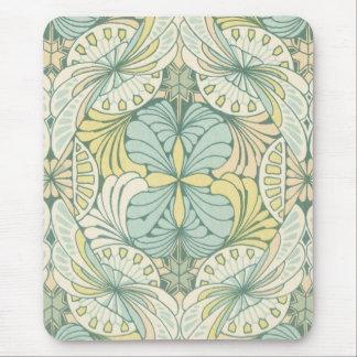 elegant abstract art nouveau swirl design mouse mat