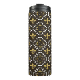 Elegant Abstract Background. Seamless Geometric Pa Thermal Tumbler
