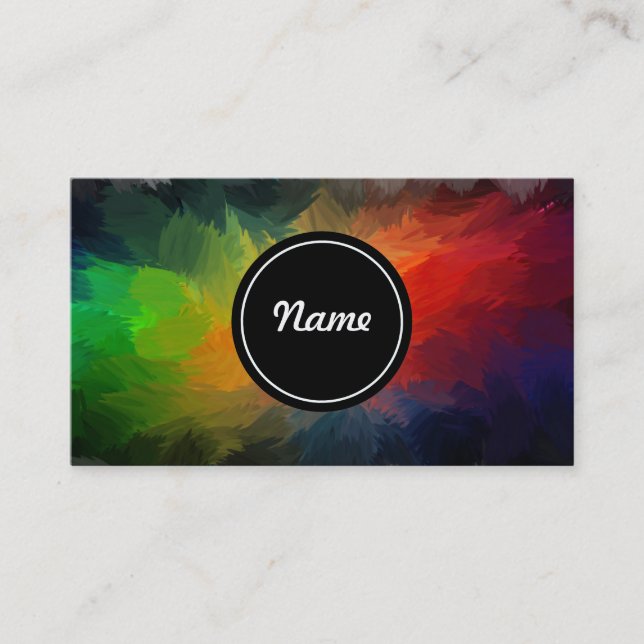 Elegant Abstract Business Card (Front)