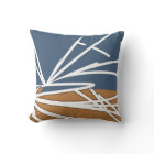 Elegant Abstract Colour Block Throw Pillow