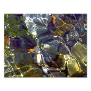 Elegant Abstract Colourful Stained Glass Photo Print