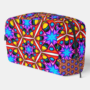 Elegant Abstract Floral Pattern Dopp Kit