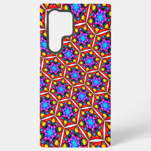 Elegant Abstract Floral Pattern Samsung Galaxy Case