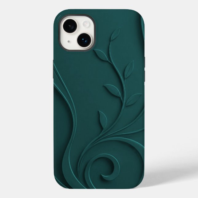 Elegant Abstract Floral Premium Stylish Case-Mate iPhone Case (Back)