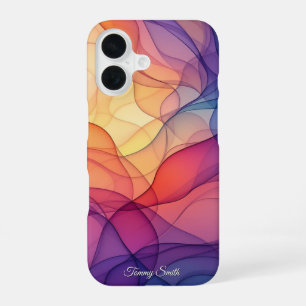 Elegant Abstract Flow Phone Case – Soft & Dreamy