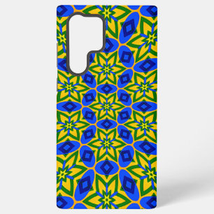 Elegant Abstract Flowers Pattern Samsung Galaxy Case