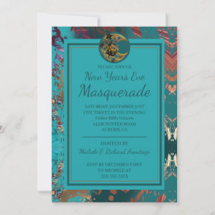 Elegant Abstract New Years Invitation