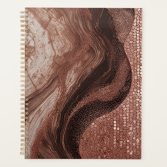 Elegant Abstract Painting Planner (Front)