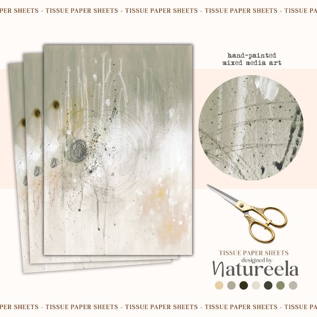 Elegant Abstract Pattern Decoupage Tissue Paper (Creator Uploaded)