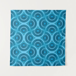 Elegant abstract ripple tubes tapestry