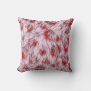 Elegant Abstract Soft Fluffy Fur Pattern   Cushion