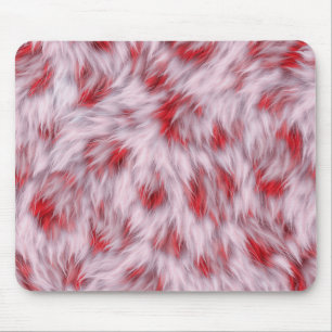 Elegant Abstract Soft Fluffy Fur Pattern   Mouse Mat