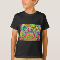 Elegant abstract sunflowers