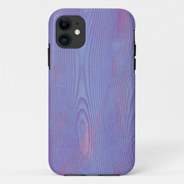 Elegant Abstract Wood grain Texture Violet purple Case-Mate iPhone Case (Back)