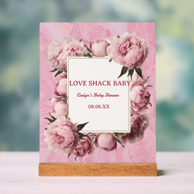 Elegant Acrylic Sign – Perfect for Weddings, Event (Neutral)