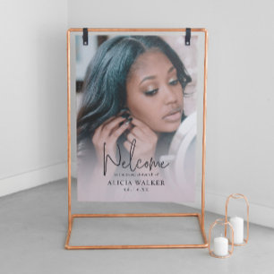 Elegant Acrylic Sweet 16 Welcome Sign