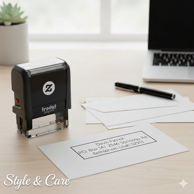 Elegant Address Stamp for Invitations or Envelopes (Elegant Address Stamp for Invitations or Envelopes)