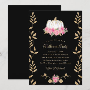 Elegant Adult Halloween Party Invitation