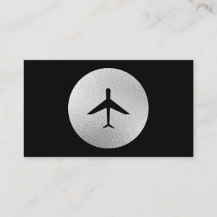 Elegant Aeroplane Business Card