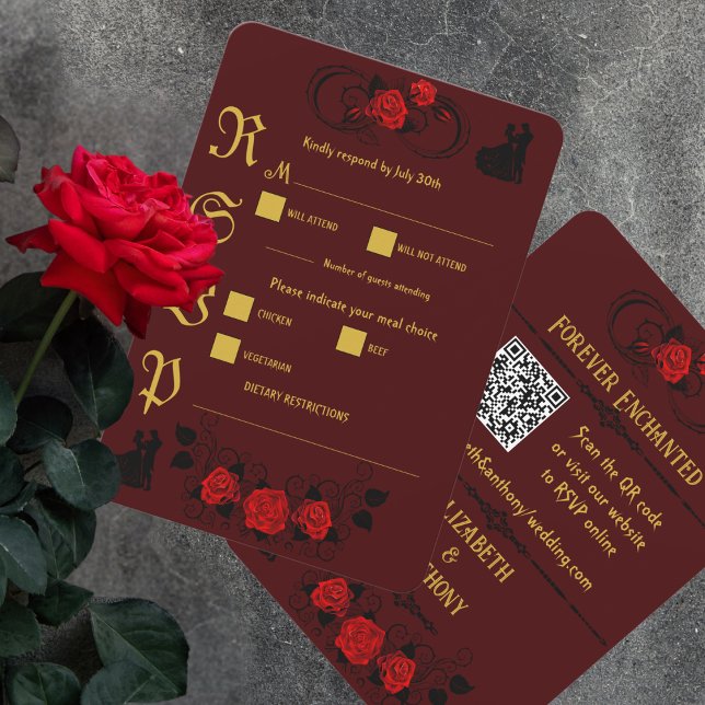 Elegant Affair RSVP Card (Creator Uploaded)